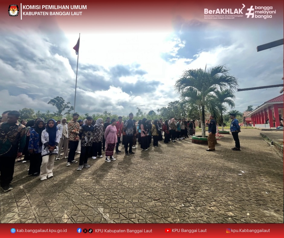Sosialisasi Pendidikan Pemilih di SMK Negeri 1 Banggai